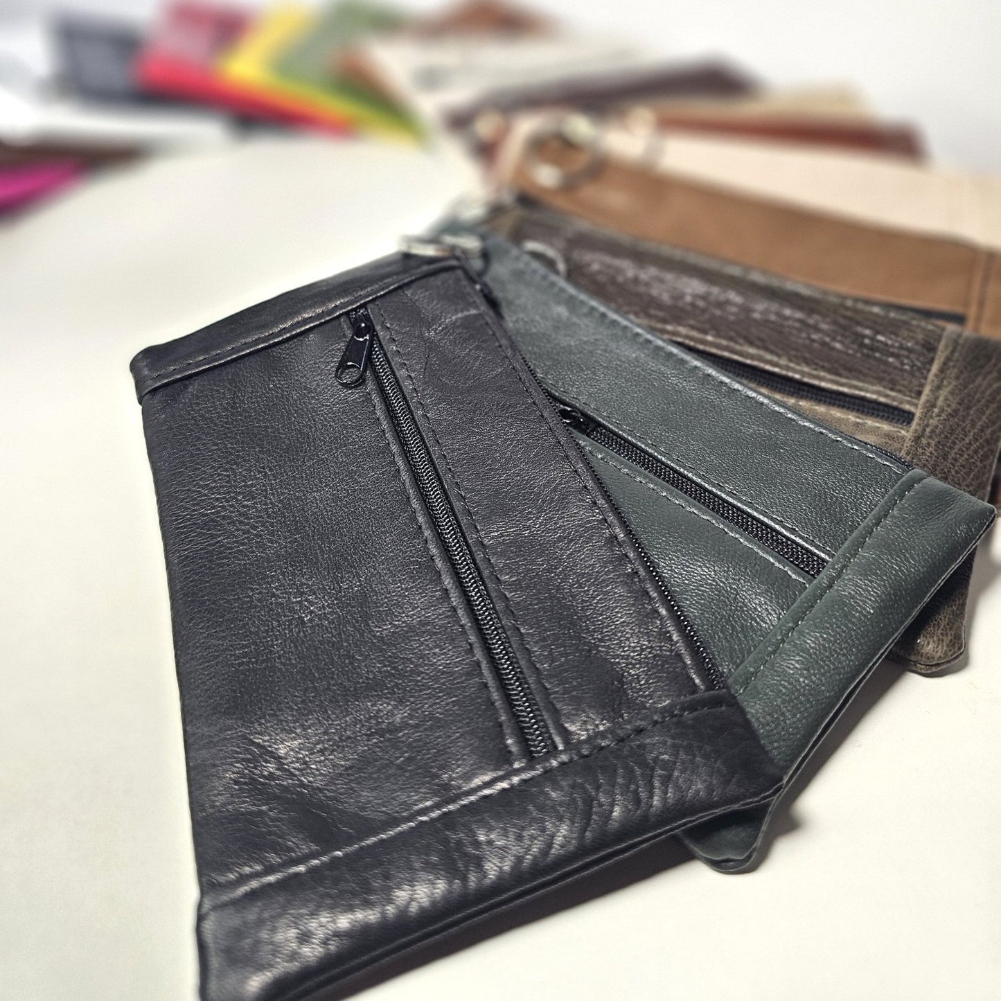 Leather Coin Wallet Large - Newage Leather Bags