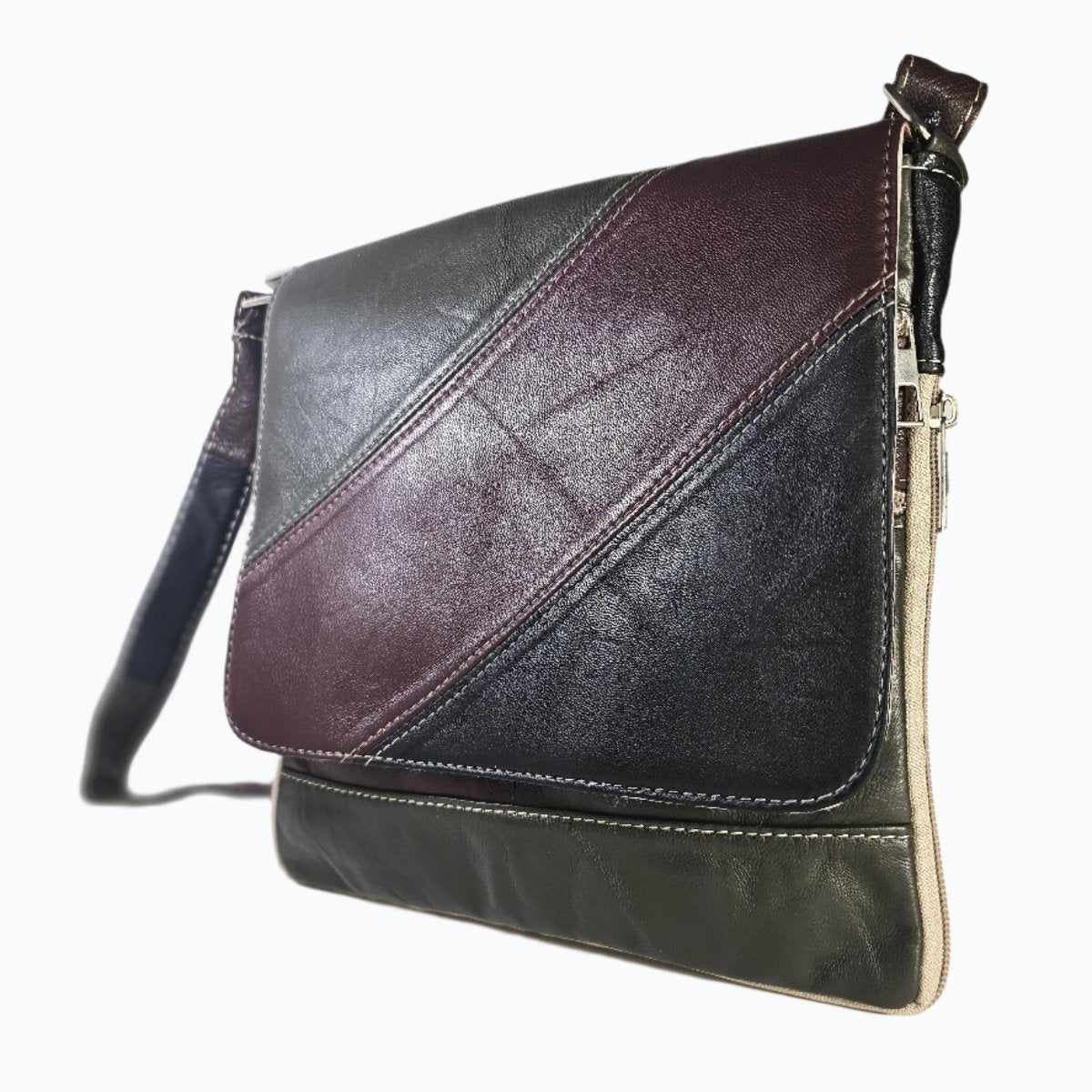 Leather Shoulder Bag M-IV - Newage Leather Bags