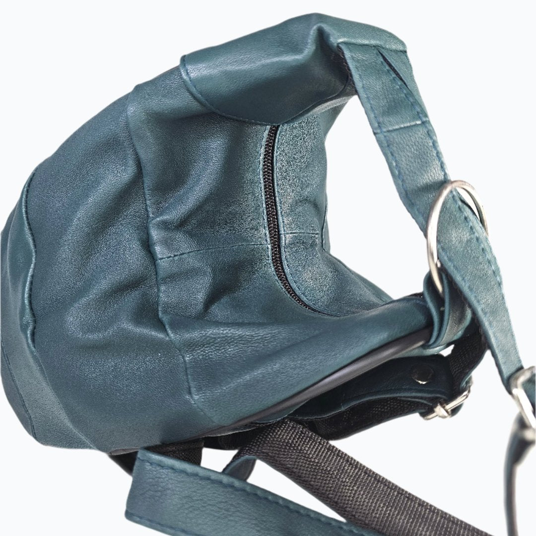 Leather Backpack Pear Shaped Small M-I - Newage Leather Bags