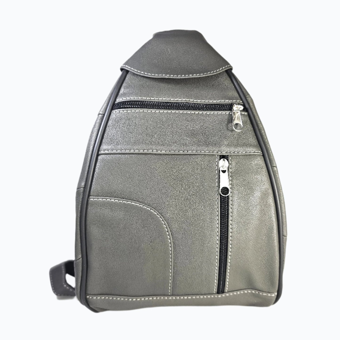 Leather Backpack Pear Shaped Small M-I - Newage Leather Bags