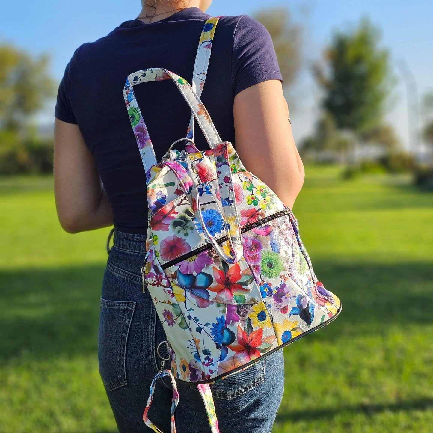 Leather Backpack M-I - Newage Leather Bags