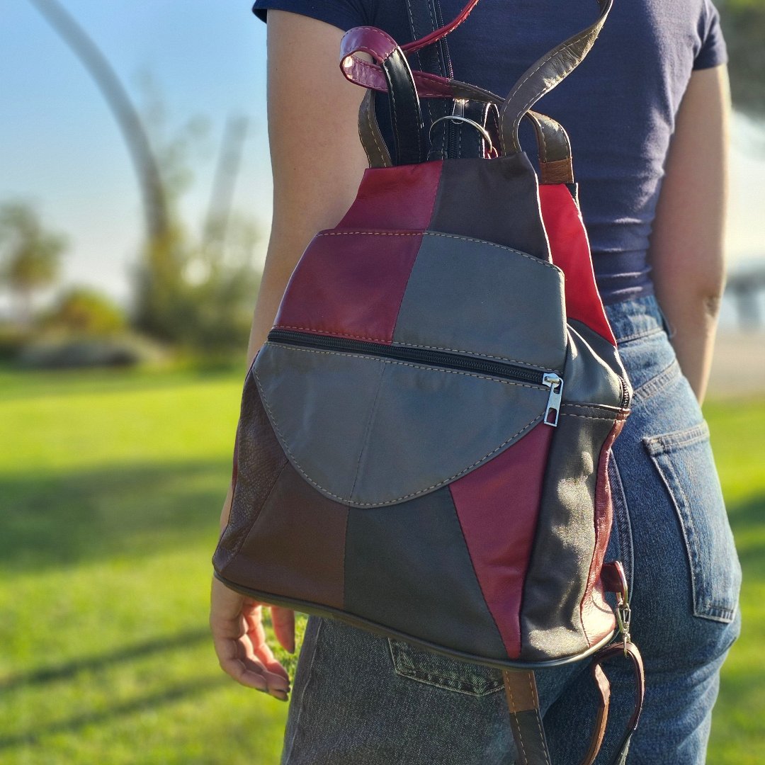 Leather Backpack M-I - Newage Leather Bags