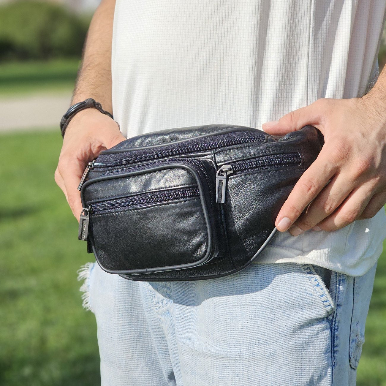 Leather Belt Bag M-I - Newage Leather Bags