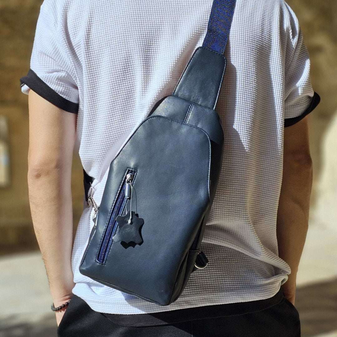 Elegant Leather Crossbody Bag M-I Newage Leather Bags