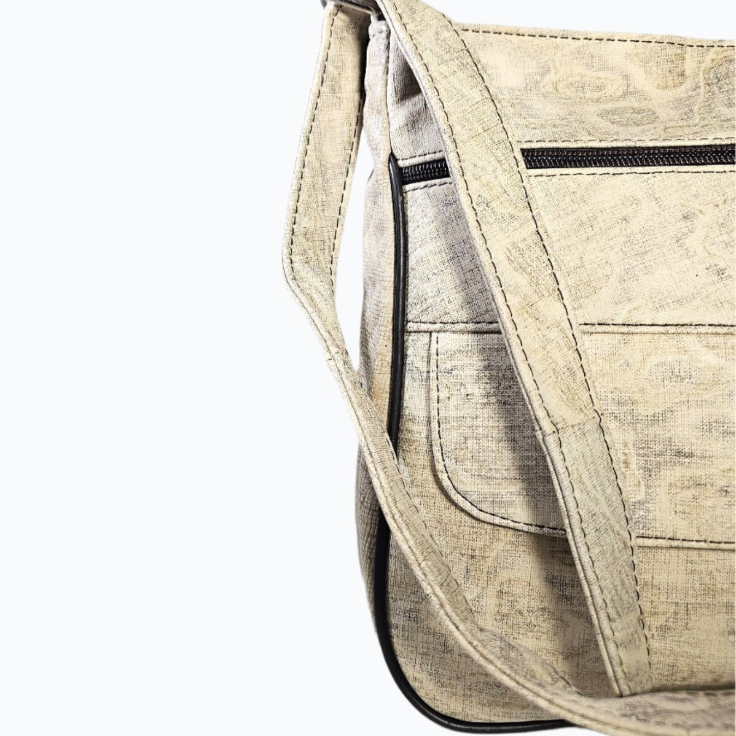 Leather Shoulder Bag Zip-Top M-II - Newage Leather Bags