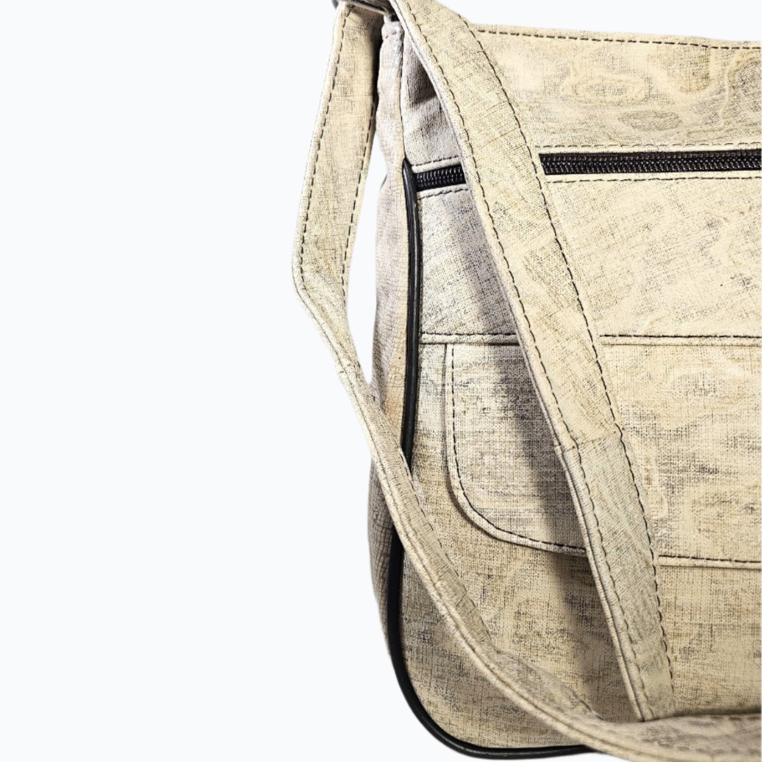 Leather Shoulder Bag Zip-Top M-II - Newage Leather Bags