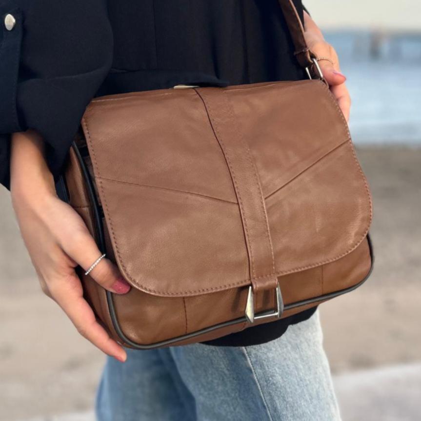 Genuine Leather Shoulder Bag M-III - Newage Leather Bags
