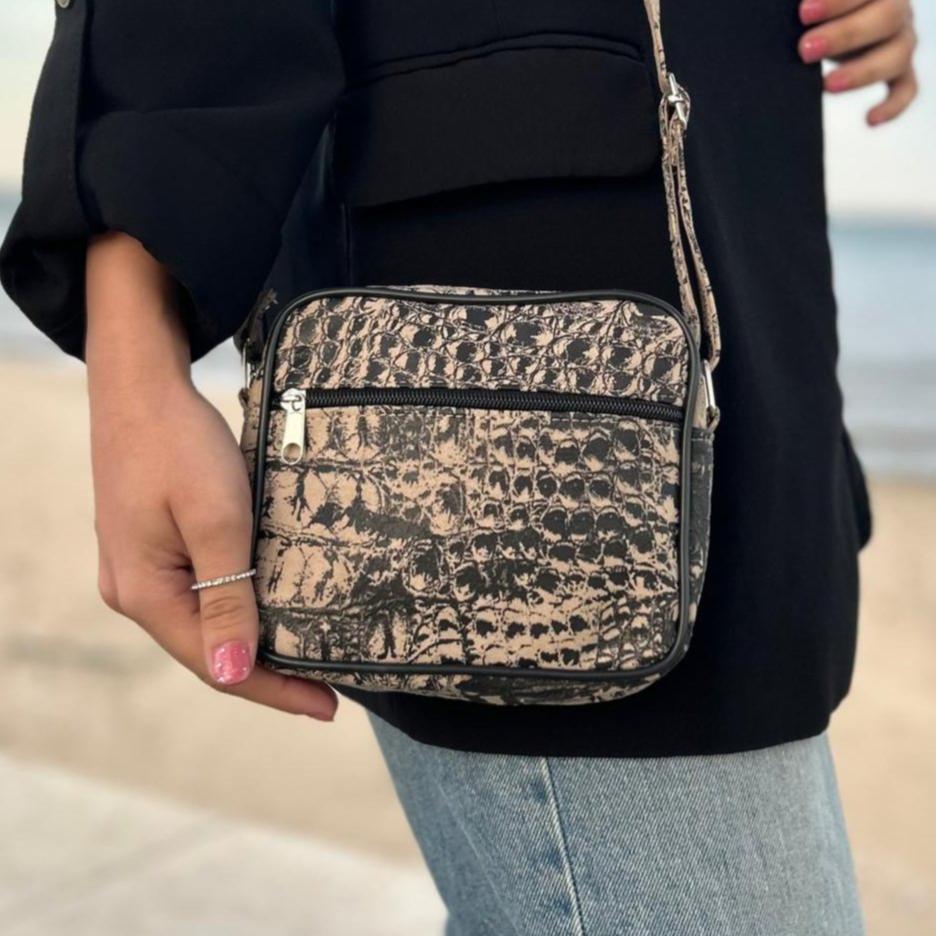 Leather Shoulder Bag Zip-Top M-I - Newage Leather Bags
