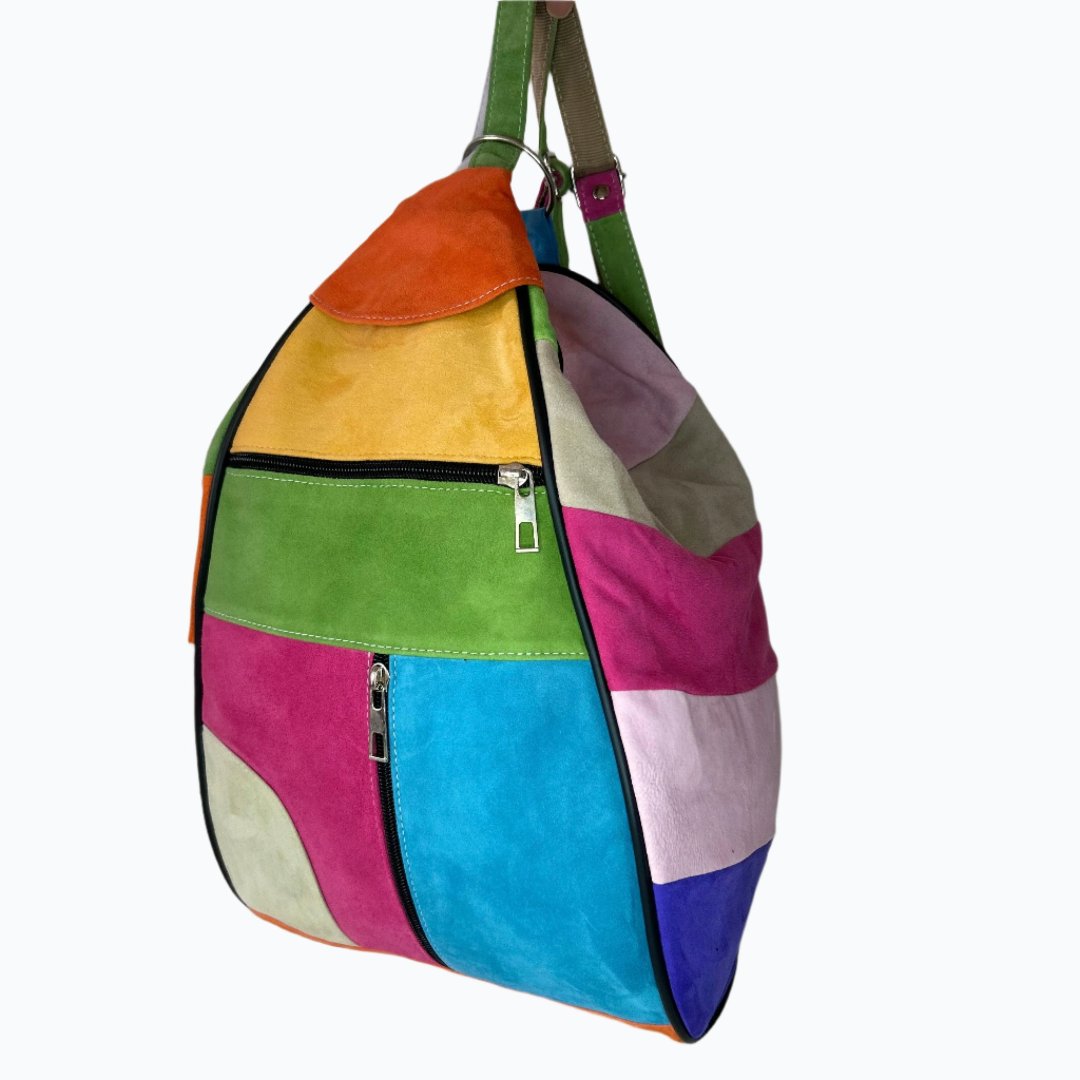 Leather Backpack Pear Shaped Large M-I - Newage Leather Bags