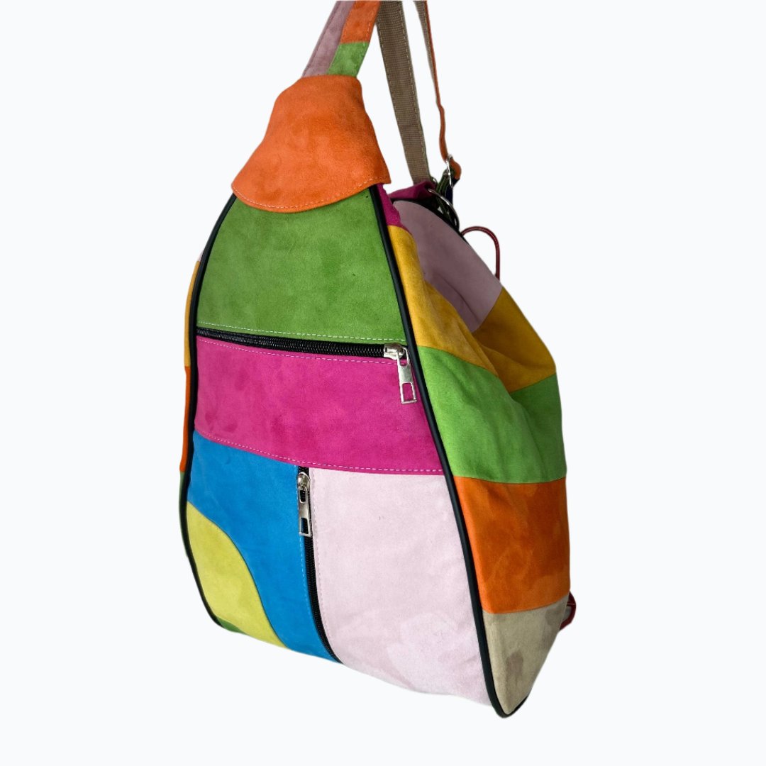 Leather Backpack Pear Shaped Large M-I - Newage Leather Bags