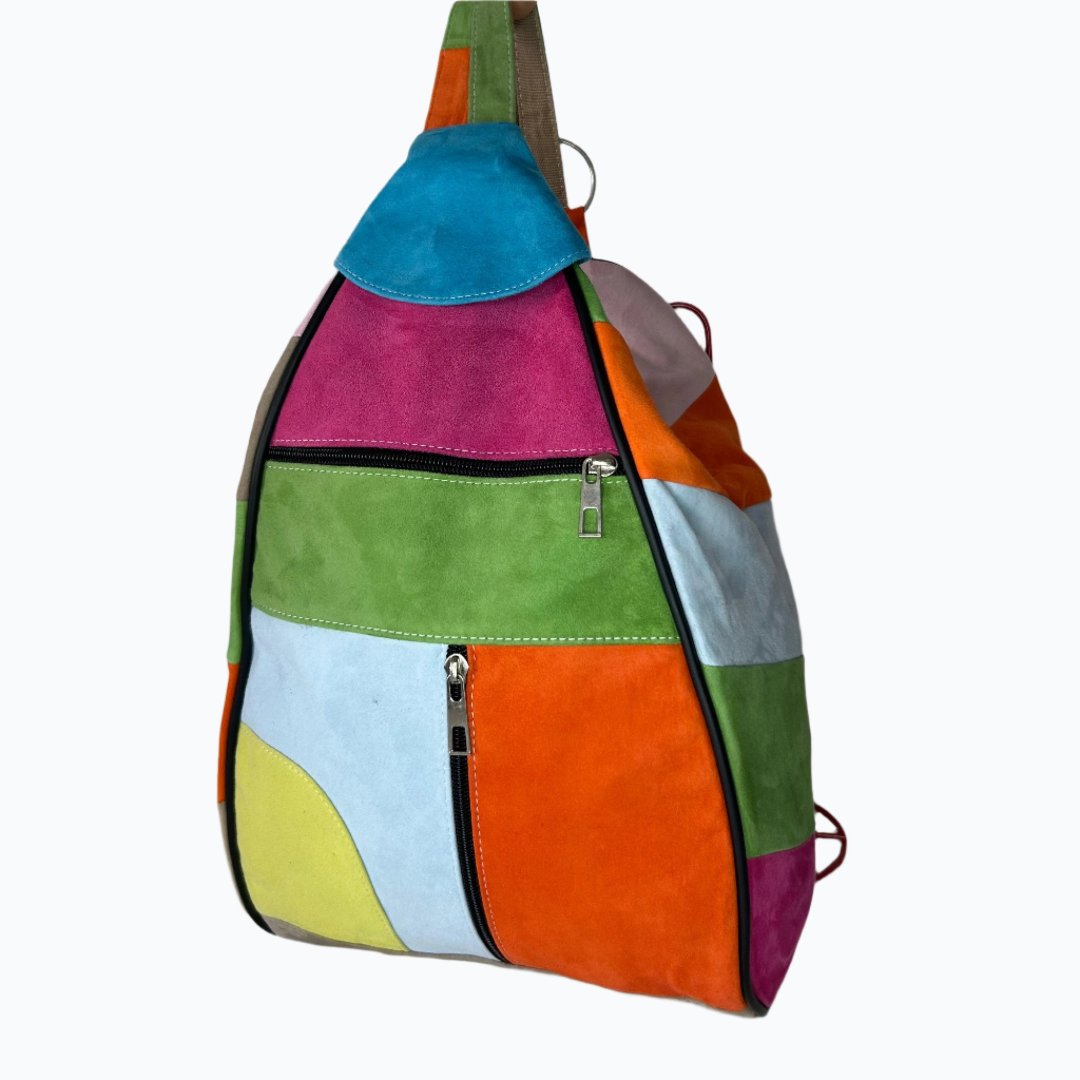 Leather Backpack Pear Shaped Large M-I - Newage Leather Bags