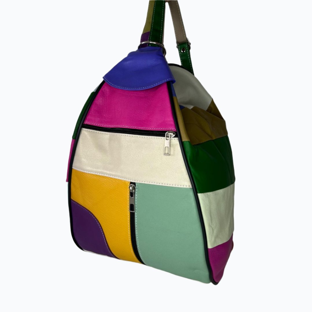 Leather Backpack Pear Shaped Large M-I - Newage Leather Bags