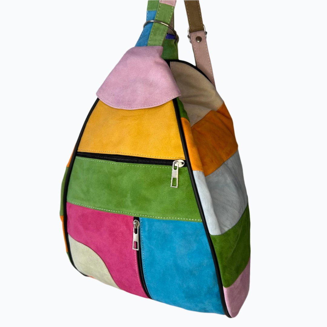 Leather Backpack Pear Shaped Large M-I - Newage Leather Bags