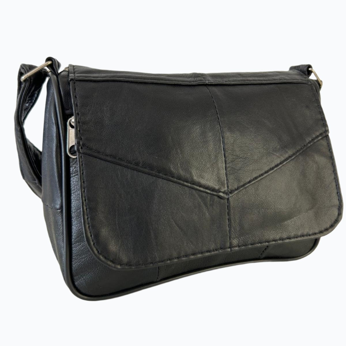 Leather Shoulder Bag Small M-I - Newage Leather Bags