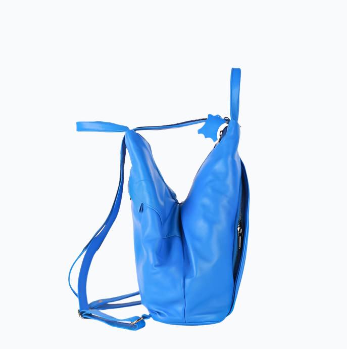 Elegant Leather Pear-Shaped Backpack Large M-I Newage Leather Bags