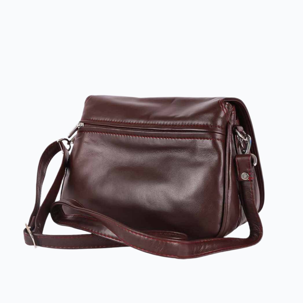 Elegant Leather Shoulder Bag M-II - Newage Leather Bags