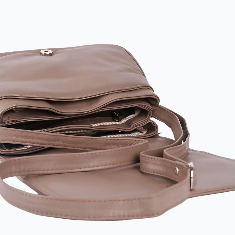 Elegant Leather Shoulder Bag M-II - Newage Leather Bags
