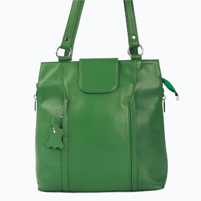 Elegant Leather Backpack M-I