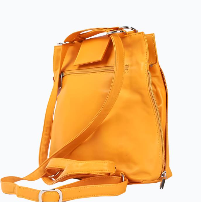Elegant Leather Backpack M-I