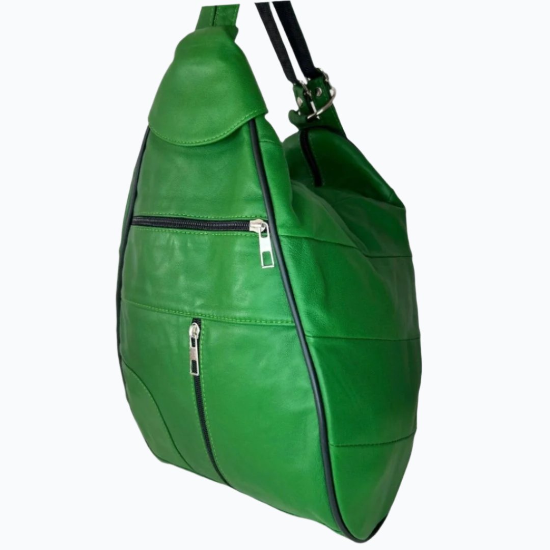 Leather Backpack Pear Shaped Large M-I - Newage Leather Bags