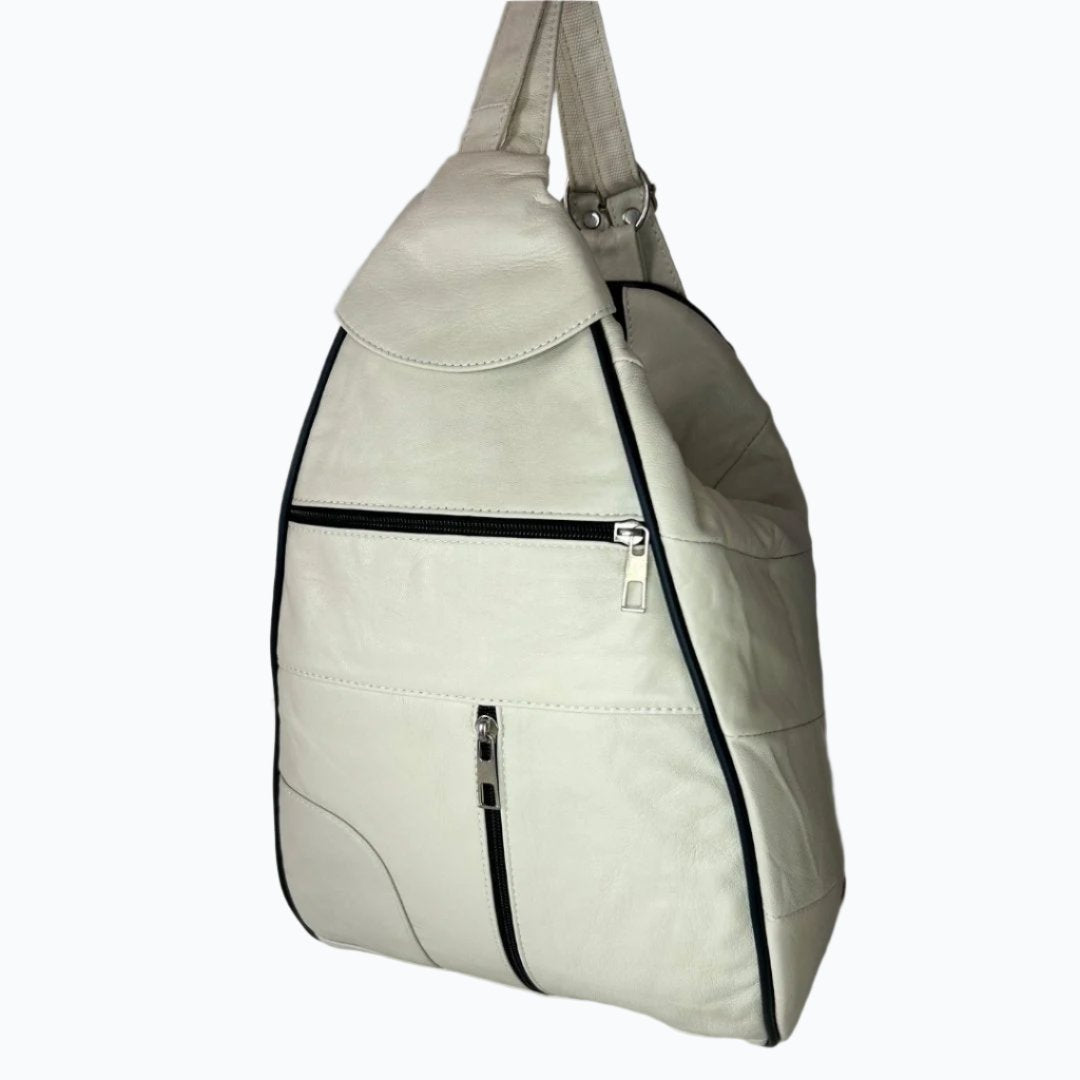Leather Backpack Pear Shaped Large M-I - Newage Leather Bags