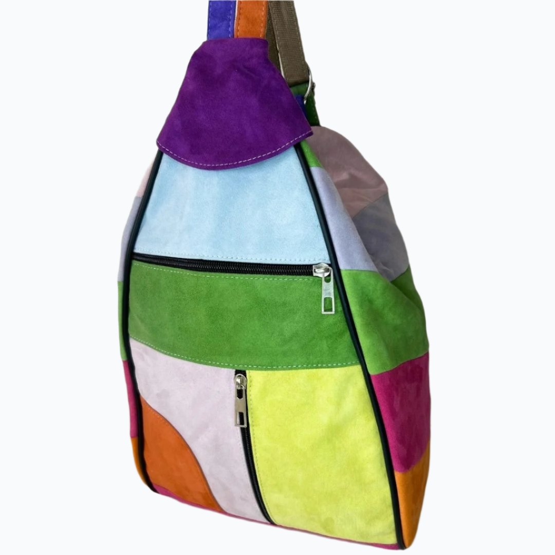 Leather Backpack Pear Shaped Large M-I - Newage Leather Bags