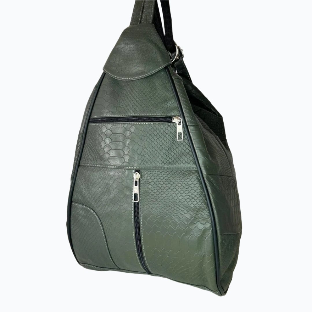 Leather Backpack Pear Shaped Large M-I - Newage Leather Bags