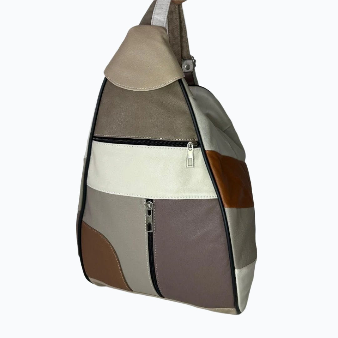 Leather Backpack Pear Shaped Large M-I - Newage Leather Bags