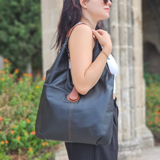 Leather Hobo Bag