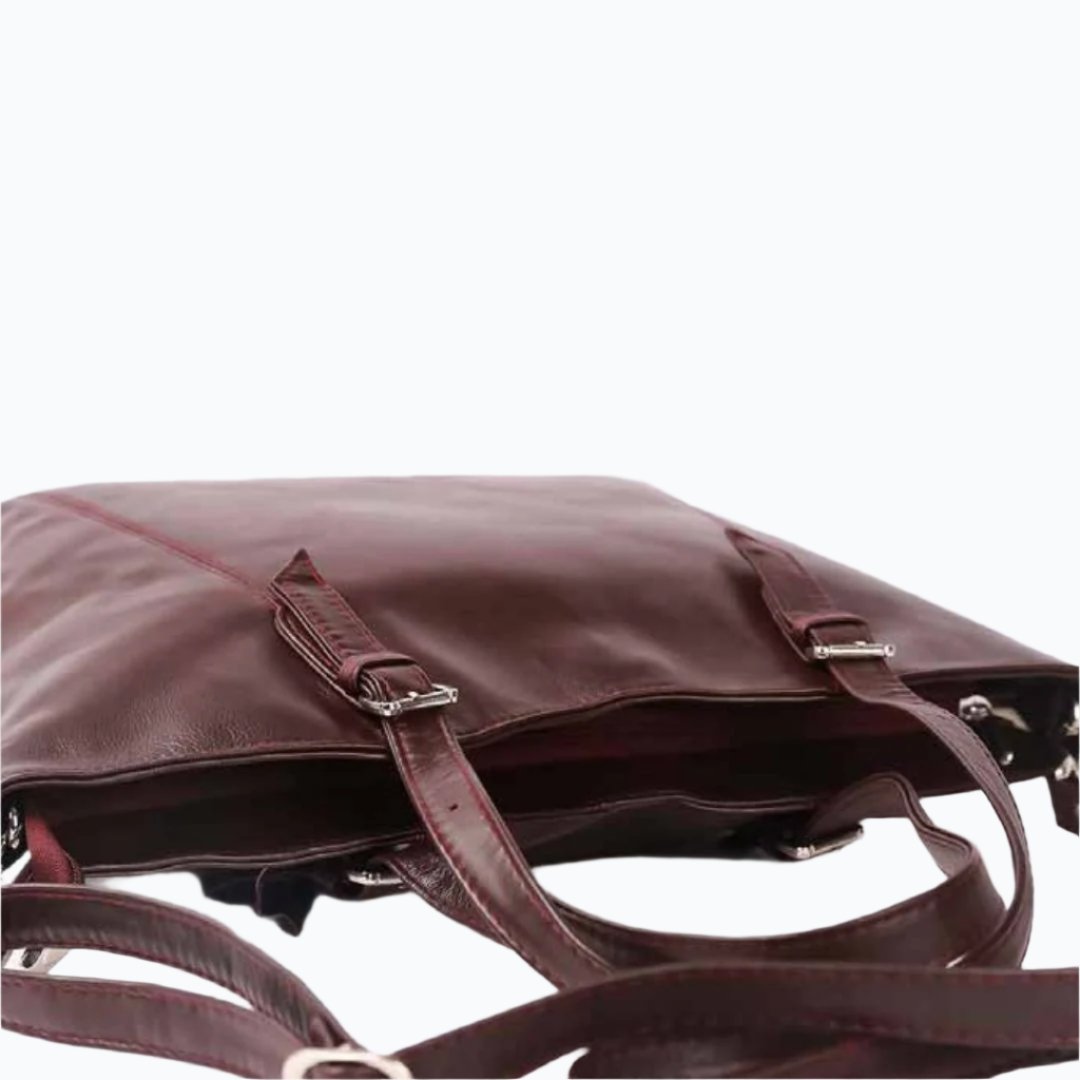  Klassische Leder-Tote-Tasche M-II