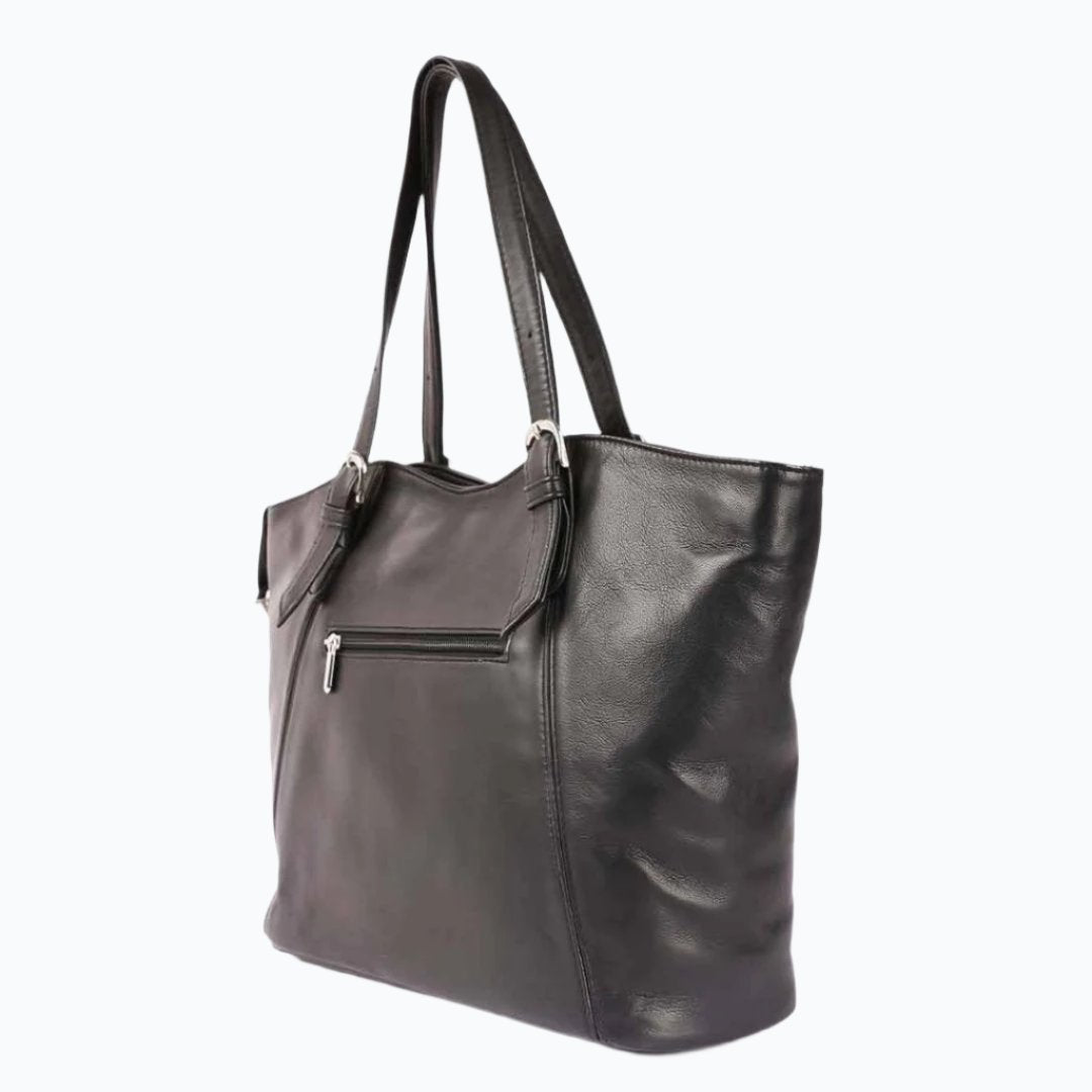  Klassische Leder-Tote-Tasche M-II