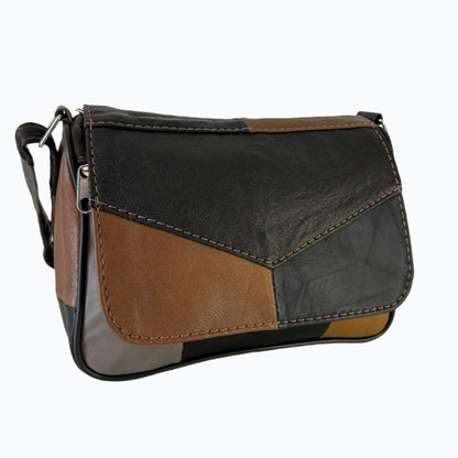 Sac à Épaule en Cuir  Véritable Petit M-I