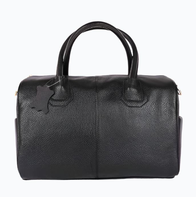 Elegante Leder-Duffle-Tasche M-I