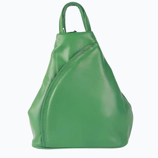 Elegant Leather Pear-Shaped Backpack Large M-I