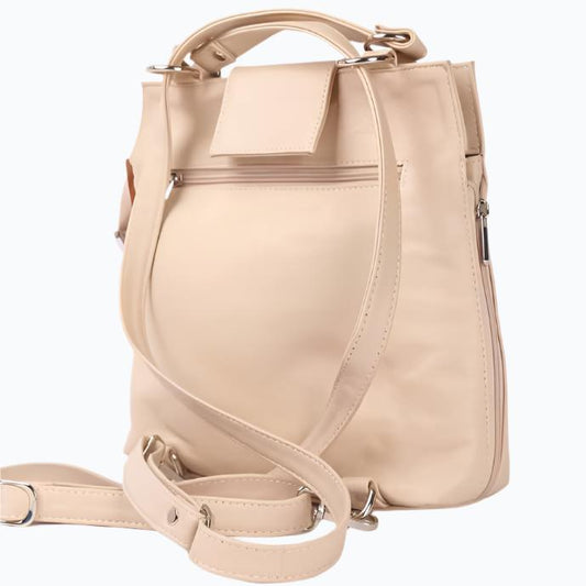 Elegant Leather Backpack M-I