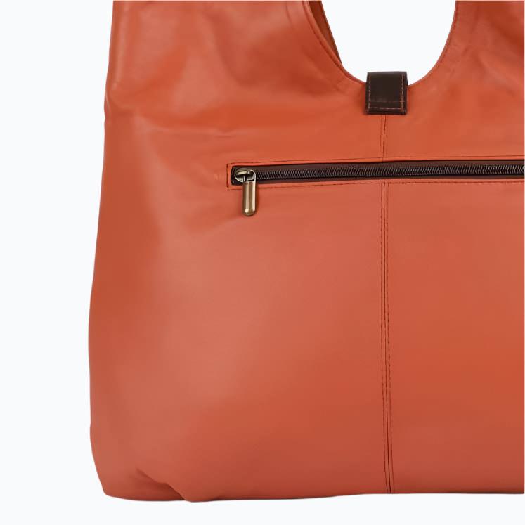 Elegant Leather Hobo Bag M-II