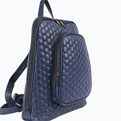 Eleganter Leder-Rucksack M-II