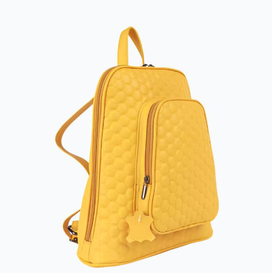 Elegant Leather Backpack M-II