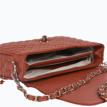 Elegant Leather Shoulder Bag MI