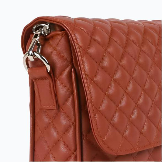 Elegant Leather Shoulder Bag MI